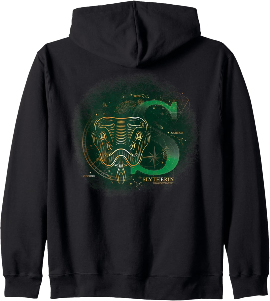 Harry Potter Celestial Nomad Slytherin Kapuzenjacke