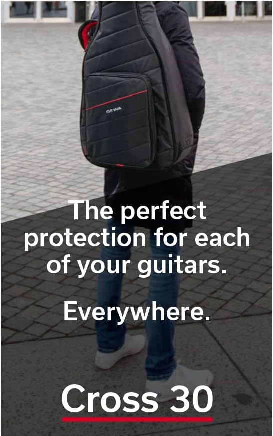 GEWA Gitarren Gig Bag CROSS 30 für E-Gitarre, schwarz, für E-Gitarre