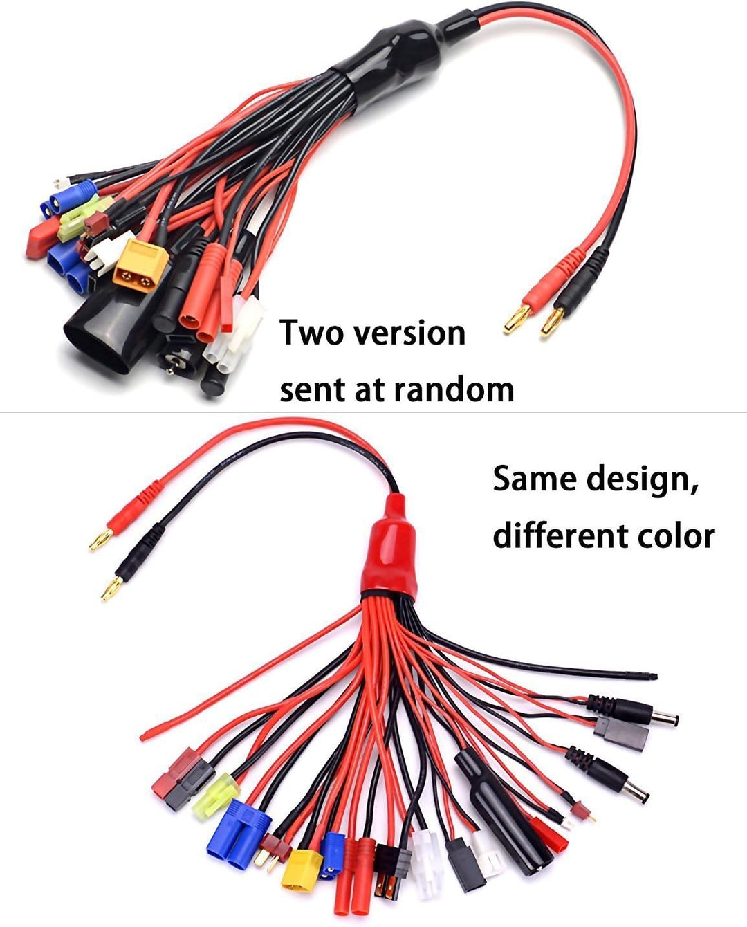 YUNIQUE DEUTSCHLAND 19-in-1 Bananenstecker Lipo Ladegerät Adapter Kabel IMAX / B6 / B6AC / TRX/JST/F