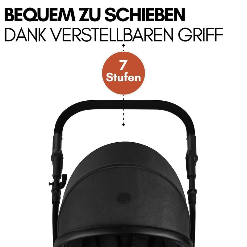 hauck Geschwister Kinderwagen Duett 4 - Buggy für 2 Kinder inkl. Beindecke und Regenverdeck, Sportsi