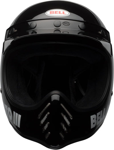 Bell Moto-3 Classic Motocross Helm (Black,M (57/58))