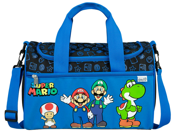 Scooli - Sporttasche für Kinder - 23 x 35 x 16 cm - geräumiges Hauptfach - Verstellbarer Schultergur