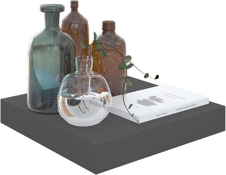 vidaXL 4X Wandregal Schwebend Hängeregal Wandboard Bücherregal Regalbrett Schweberegal CD DVD Regal