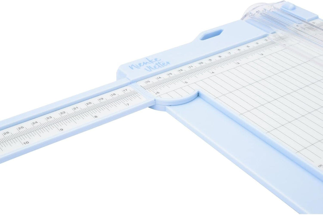 Vaessen Creative NV702001 Papierschneider mit Falzbrett 15 x 30,5 cm Papierschneidemaschine und Scra