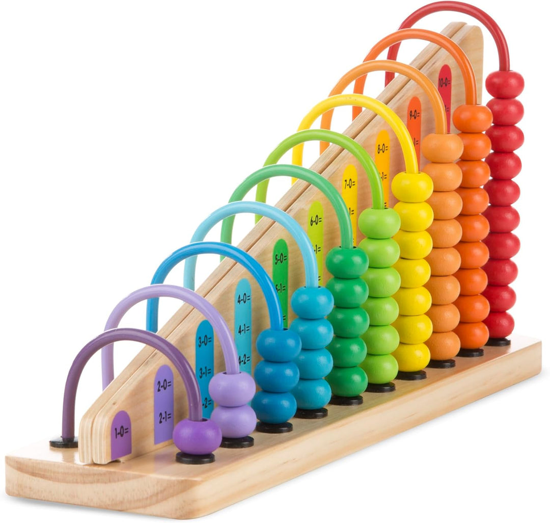 Melissa & Doug Add & Subtract Abacus | Developmental Toy | Motor Skills | 2+ | Gift for Boy or Girl,