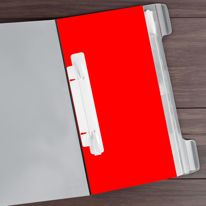 Abheftmechaniken selbstklebend | 4-teilig 150 x 20 mm, weiss | 20, 100 oder 250 Stück | Heftstreifen