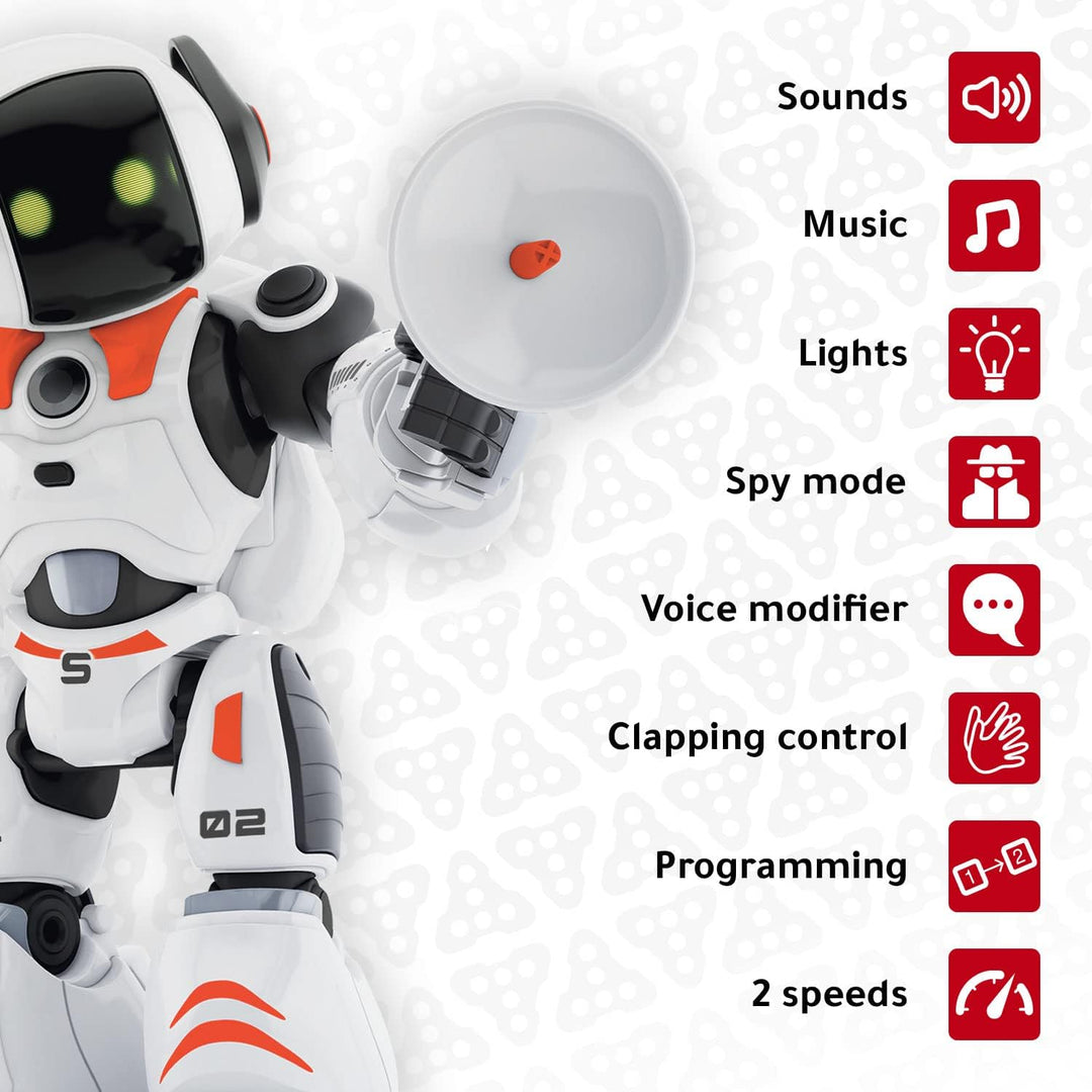 Xtrem Bots - James | Roboter Kinder Ab 6 Jahre | Ferngesteuerte Roboter Spionage | Programmierbarer