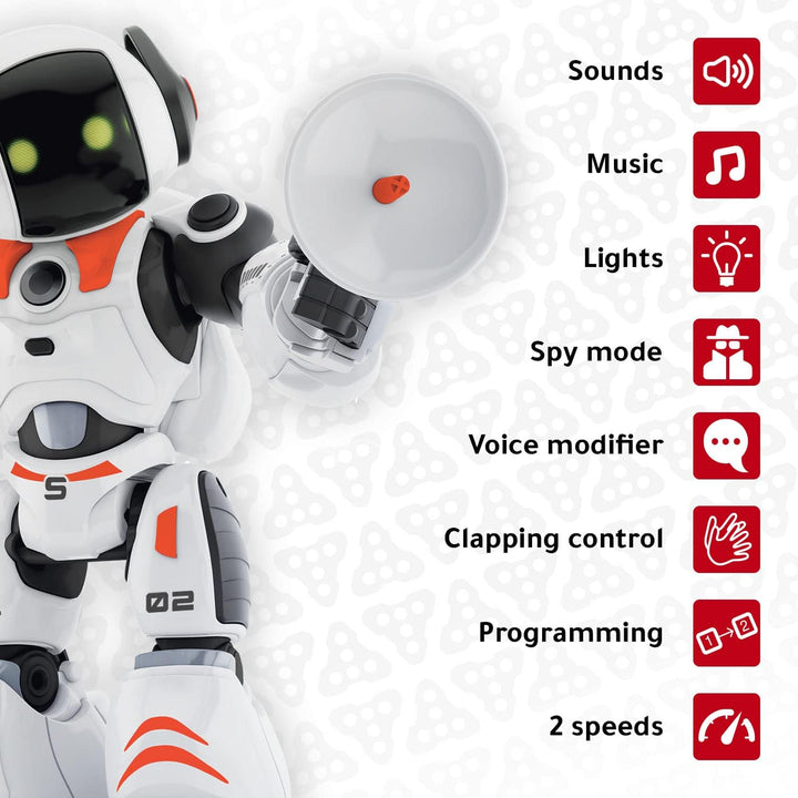 Xtrem Bots - James | Roboter Kinder Ab 6 Jahre | Ferngesteuerte Roboter Spionage | Programmierbarer