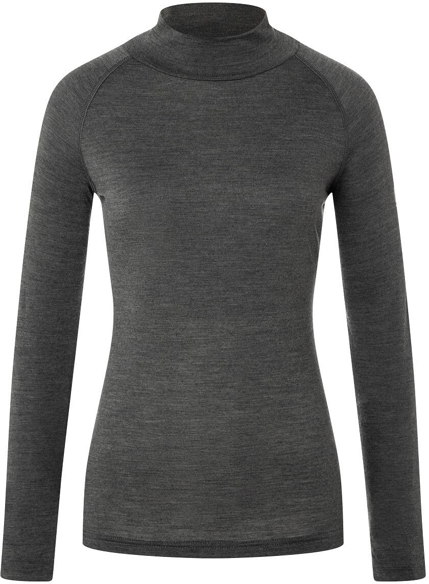 super.natural Base 175 Rollkragen Damen grau