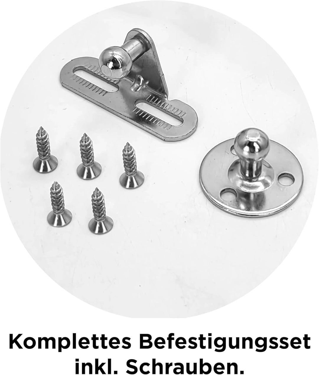 Stolmet Gasdruckfeder Gasdruckdämpfer 80N 10 Stück Komplettset Mit Befestigungselementen Möbel Dämpf