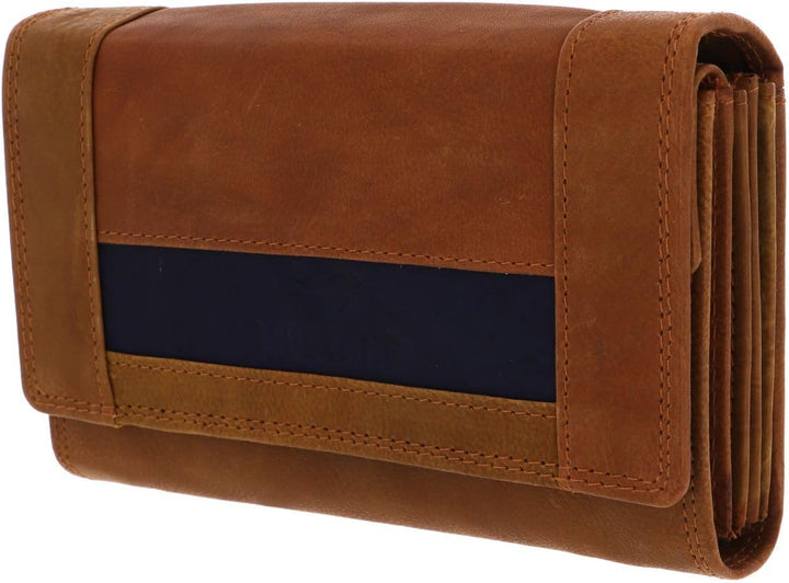 MUSTANG Bozen Wallet with Flap Cognac