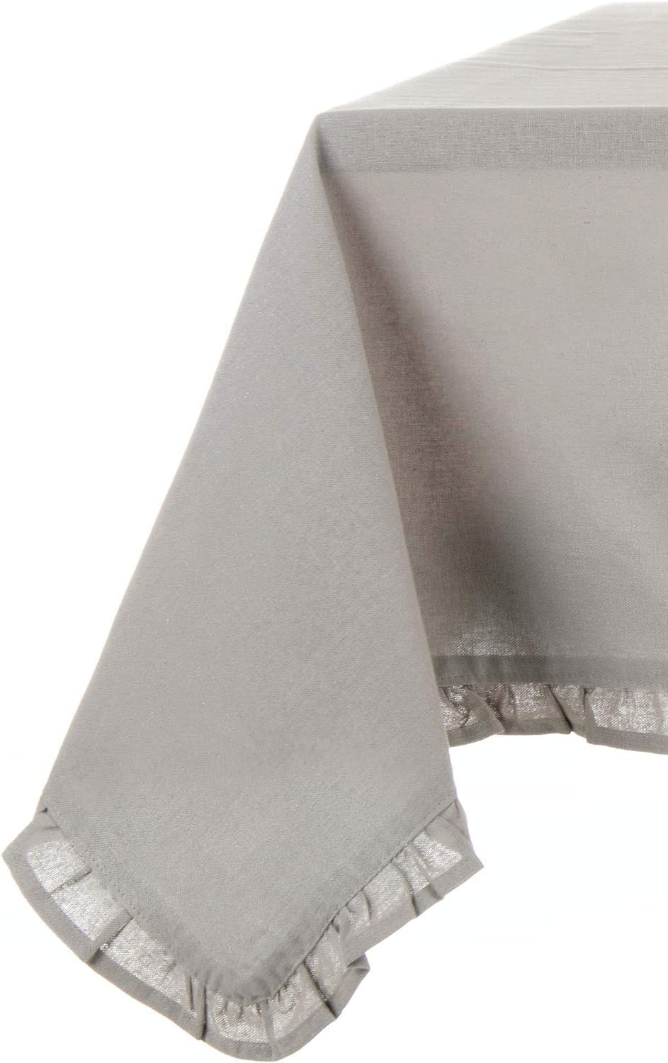 BLANC & MARICLO' Wachstischdecke mit Galetta, Kollektion Infinity, 150 x 240 cm, Farbe Light Grey A2