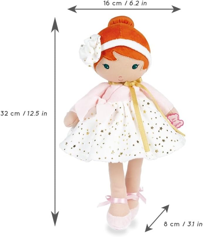 KALOO Tendresse - Schmusepuppe Valentine Gross, 32 cm 32cm Valentine, 32cm Valentine