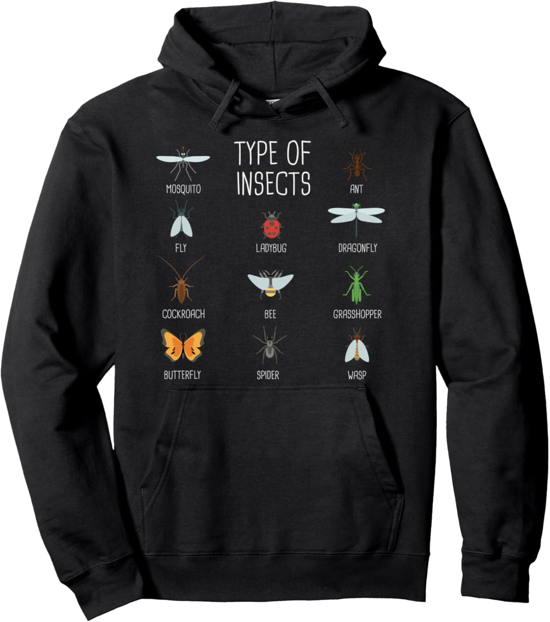 Arten von Insekten I Insektenbestimmung I Käfer Pullover Hoodie