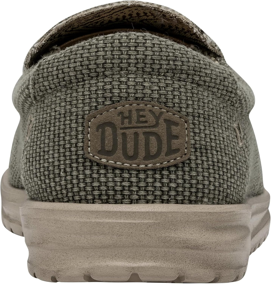 HEYDUDE - Mikka Braided Herren - Slip on Schuhe - Mokassin Stil 38 EU Army, 38 EU Army