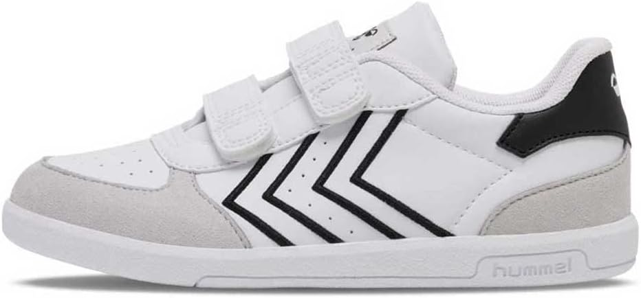 hummel Klettverschluss Sneaker Low Victory Kinder Grösse, White Black