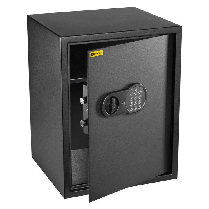 Homesafe HV50E Tresor Safe mit Schlüssel Elektronischem Möbeltresor, Dokumententresor, Elektronische