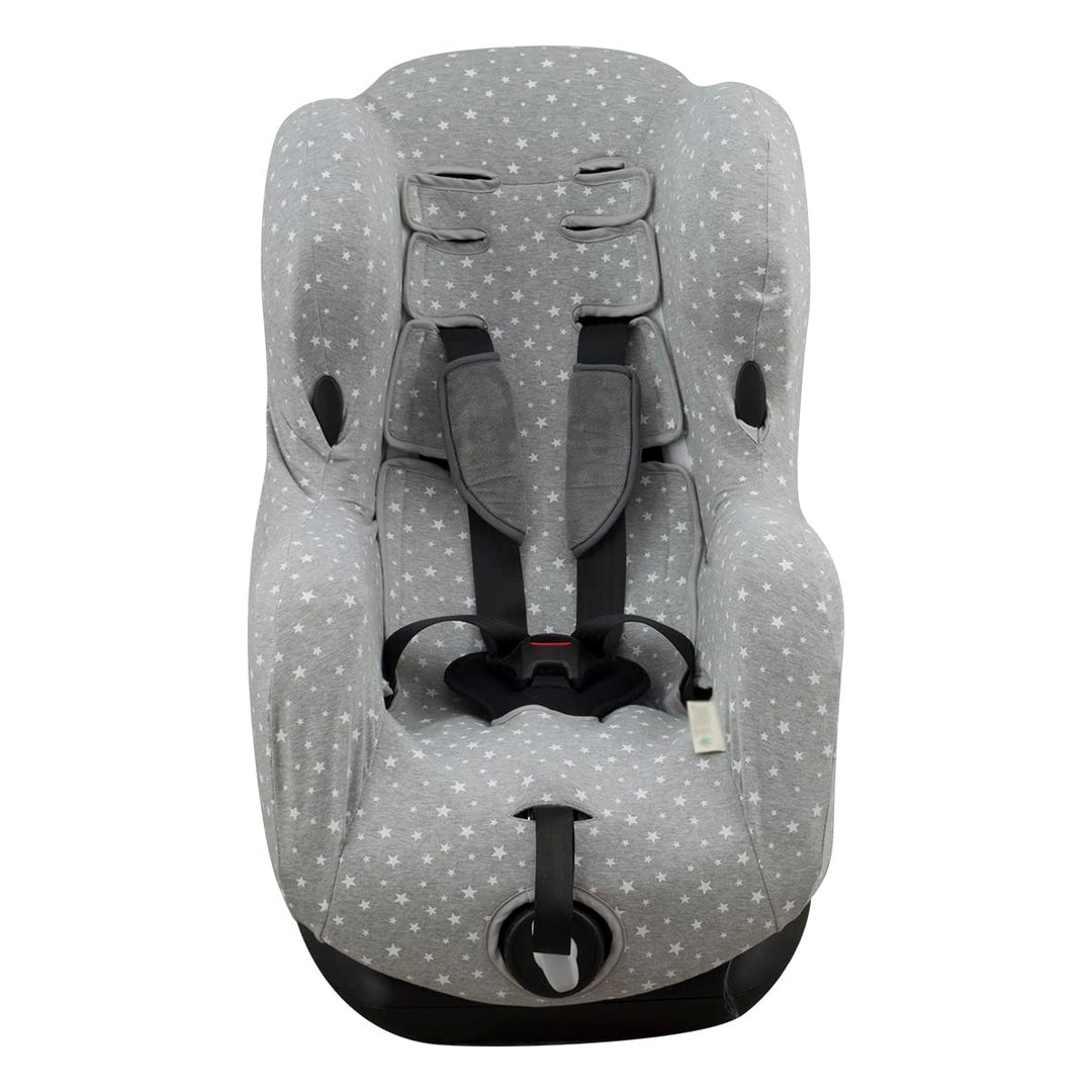 JYOKO KIDS Bezug für Bébé Confort Iseos Neo (WHITE STAR), WHITE STAR