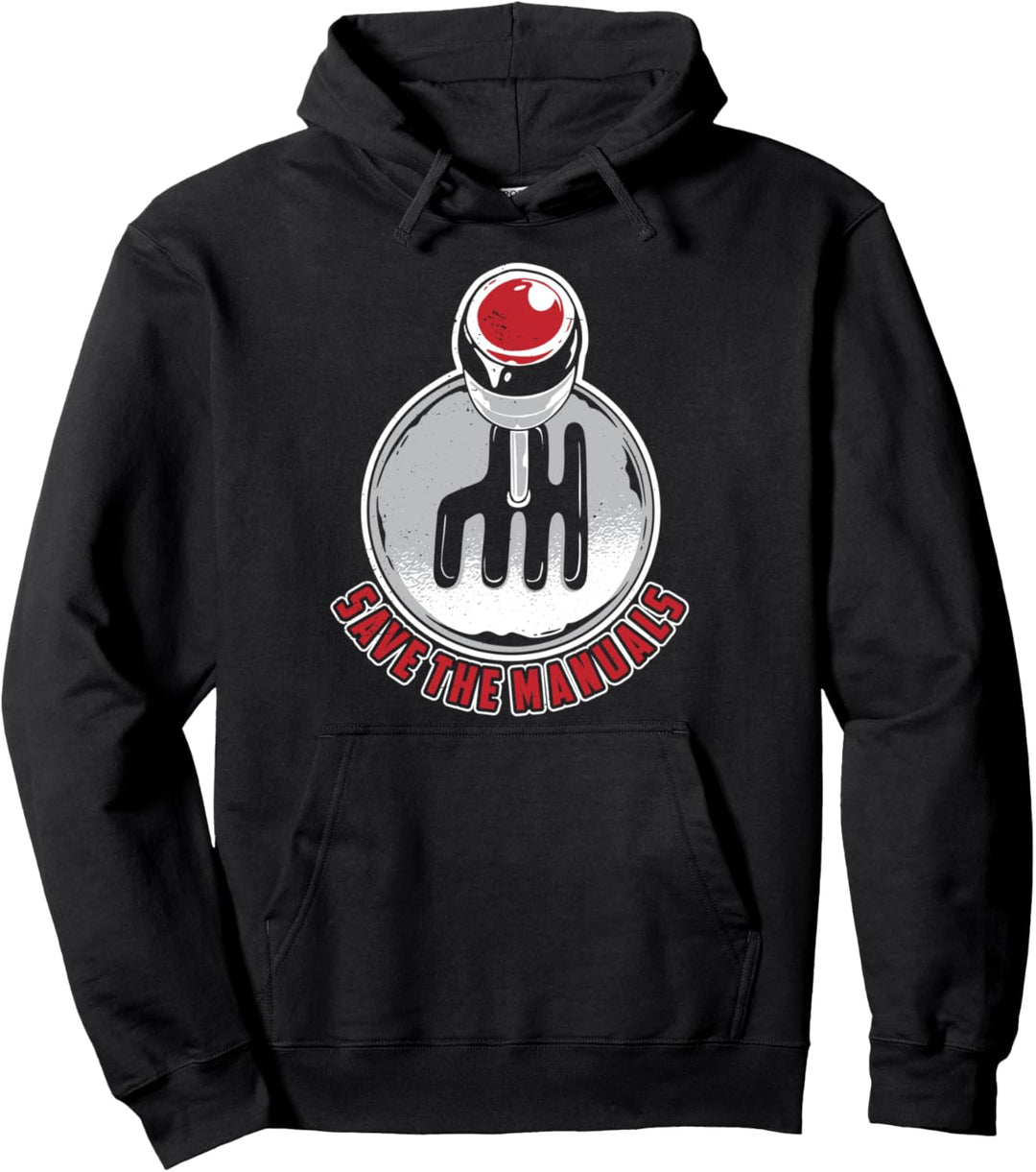 Vintage Save The Stick Schaltgetriebeauto Pullover Hoodie