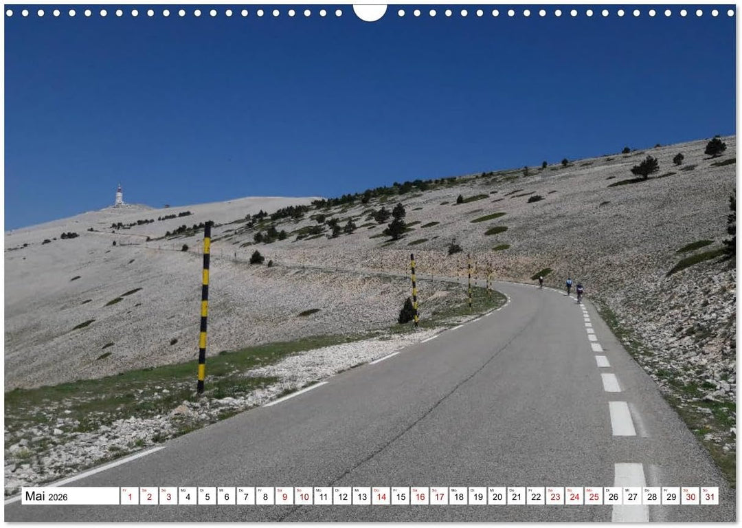 Mit dem Rennrad zum Mont Ventoux (Wandkalender 2026 DIN A3 quer), CALVENDO Monatskalender: Bilder vo