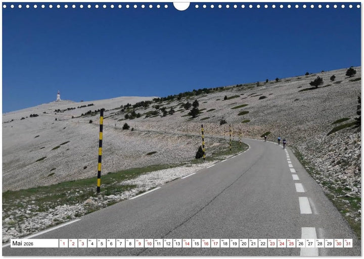 Mit dem Rennrad zum Mont Ventoux (Wandkalender 2026 DIN A3 quer), CALVENDO Monatskalender: Bilder vo