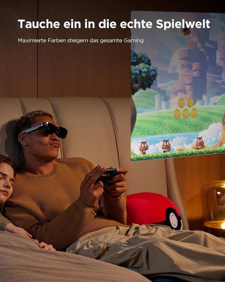 RayNeo USB-C Ladeadapter zu AR Brille, Laden & Spielen, Kompatibel mit PS4/5, Xbox, Mac mini, Laptop