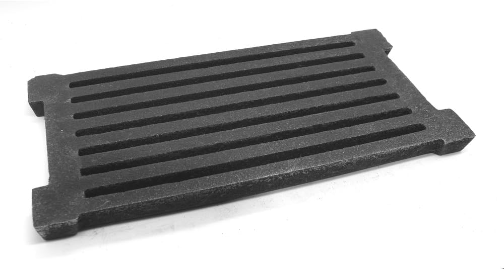 SEZAM 40 x 20 cm Gussrost Ofenrost Ascherost Gussrost verschiedene Durchmesser, Kaminrost passend Ka