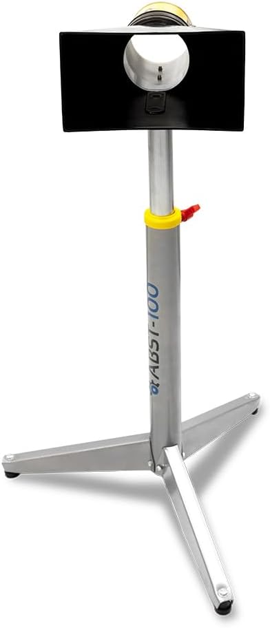 BAMATO Absaugständer ABST-100 | Stabiler Standfuss | 77-124,5cm Höhe | Öffnung 230 x 125 mm | Anschl