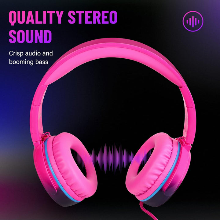 RockPapa Grade Faltbare HiFi Kopfhörer Headphones mit Mikrofon für Computer PC Cellphones Tablets iP