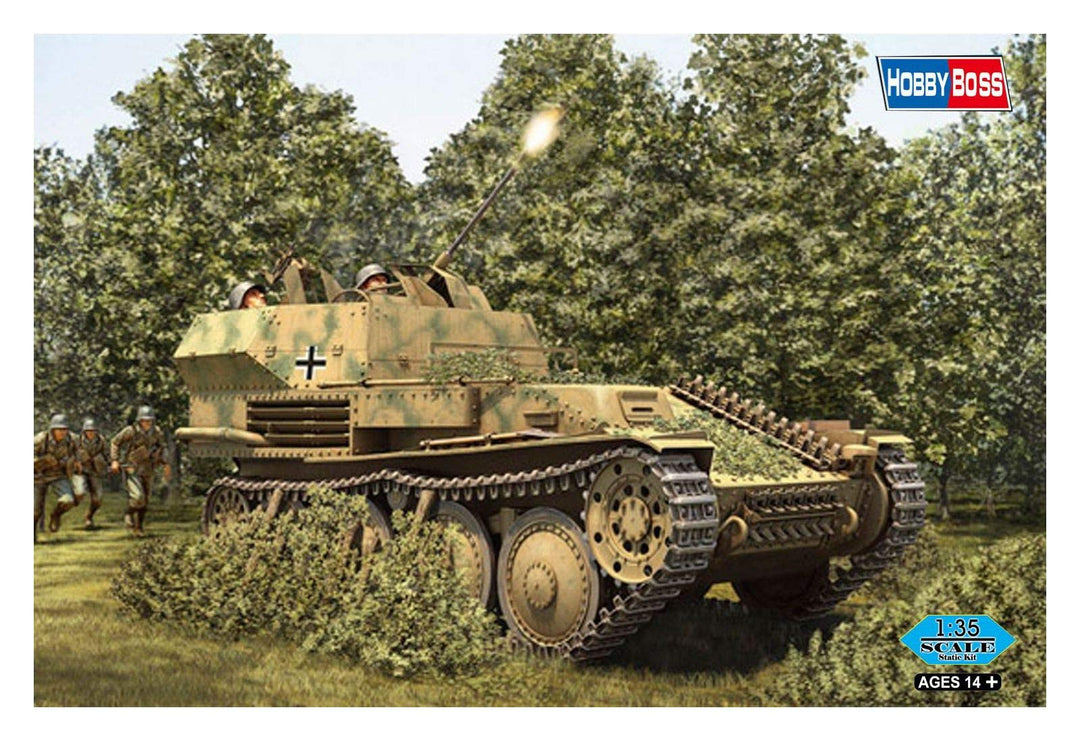 Hobby Boss 2cm Flak 38 auf Pz.Kpfw 308 HY80140 Mehrfarbig