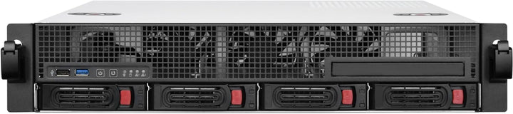 Silverstone Sst-RM21-304 - 2U Rackmount Server Gehäuse, Unterstützt 4x 2.5"/3.5" SAS/SATA HDD/SSD, S