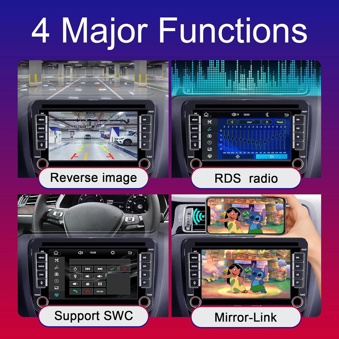 Wireless Carplay Autoradio für VW Golf 5 6 Polo T5 Tiguan Skoda Passat Jetta Caddy B6 B7 Touran Andr