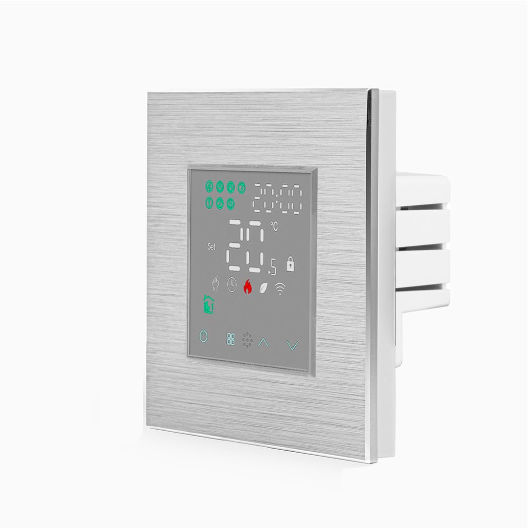 Luxus-Time Raumthermostat WiFi Heizungsthermostat Rahmen EXT. Sensor Thermostat Fussbodenheizung pro