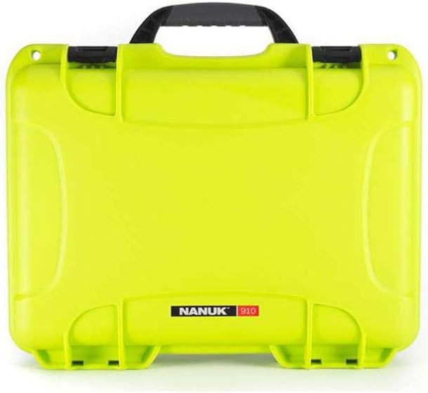 Nanuk 910 wasserdichter Hartschalenkoffer leer Lime Leer Etui, Lime Leer Einfarbig