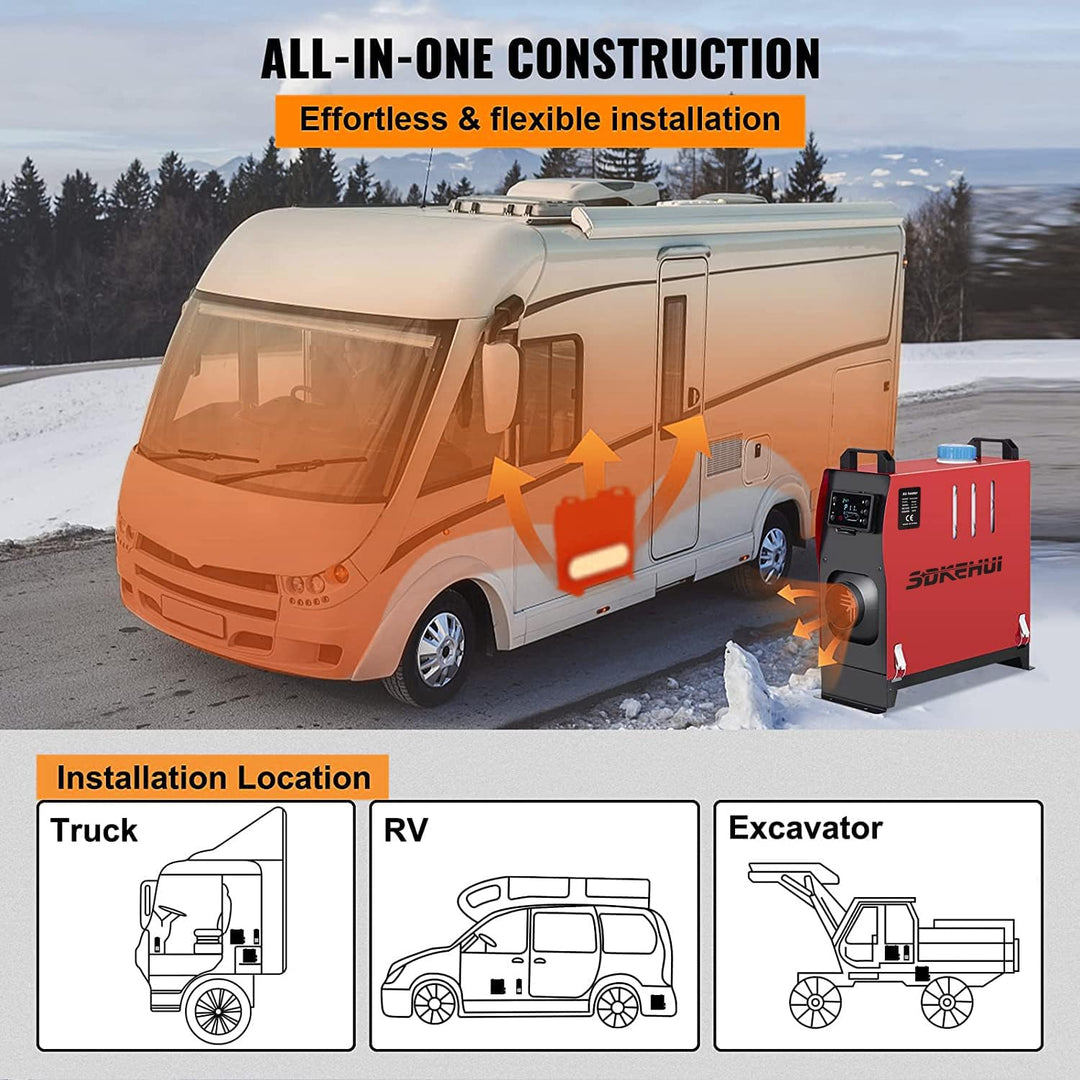 12V Standheizung Diesel, 8KW Diesel Lufterhitzer, 0,18-0,48 Standheizung, Luft Dieselheizung, Air Di