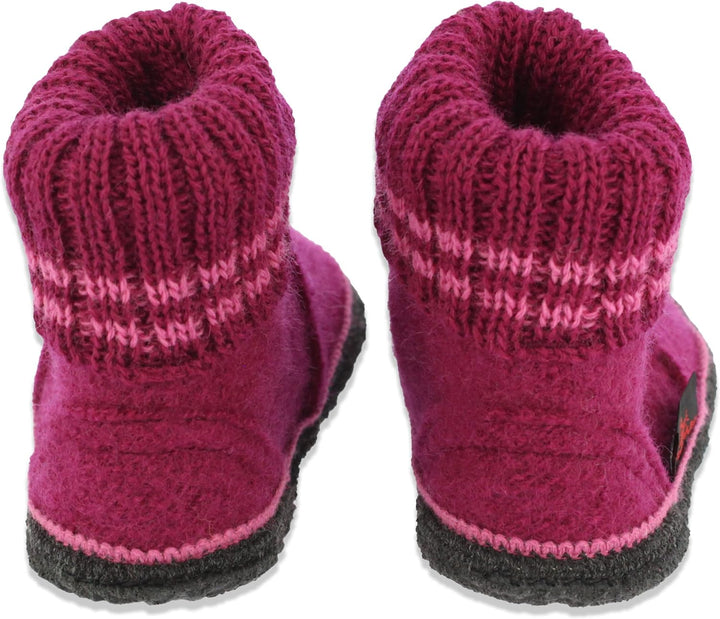 Beck Mädchen Butterfly Hausschuh 27 EU Bordeaux, 27 EU Bordeaux