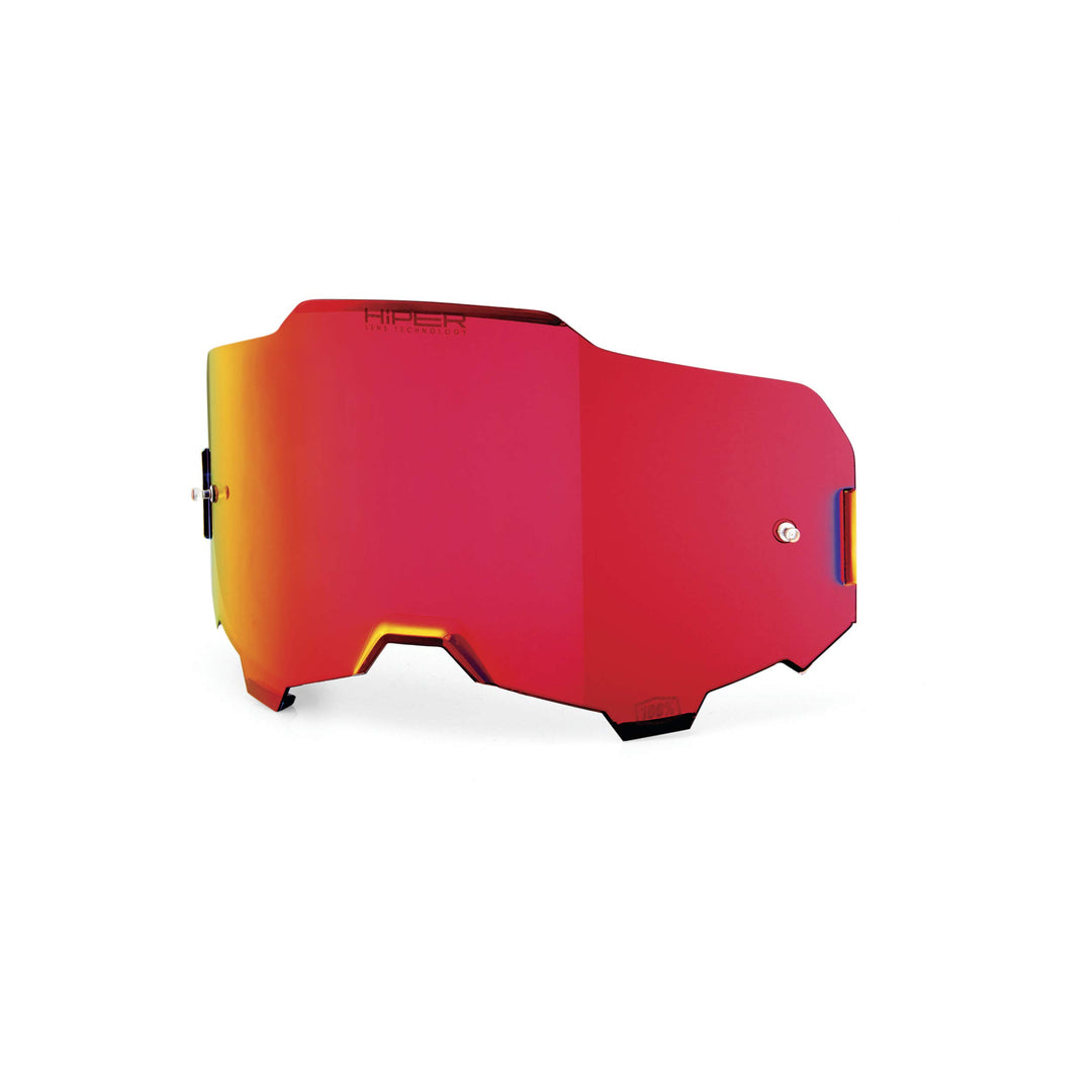100% ARMEGA Ersatzglas HiPER Roter Spiegel, Rot, Rot