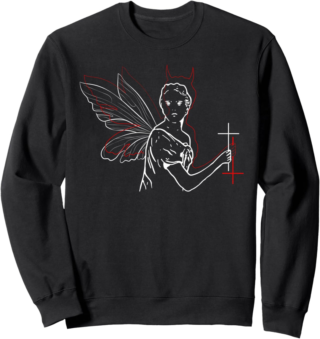 Michelangelo Fairycore Ästhetische Teufel Fee David Statue Sweatshirt