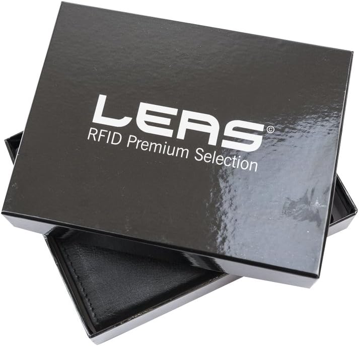 LEAS Dollar Clip mit Kleingeldfach RFID Geldscheinklammer flach Geldklammer Money Clip extra dünn fü