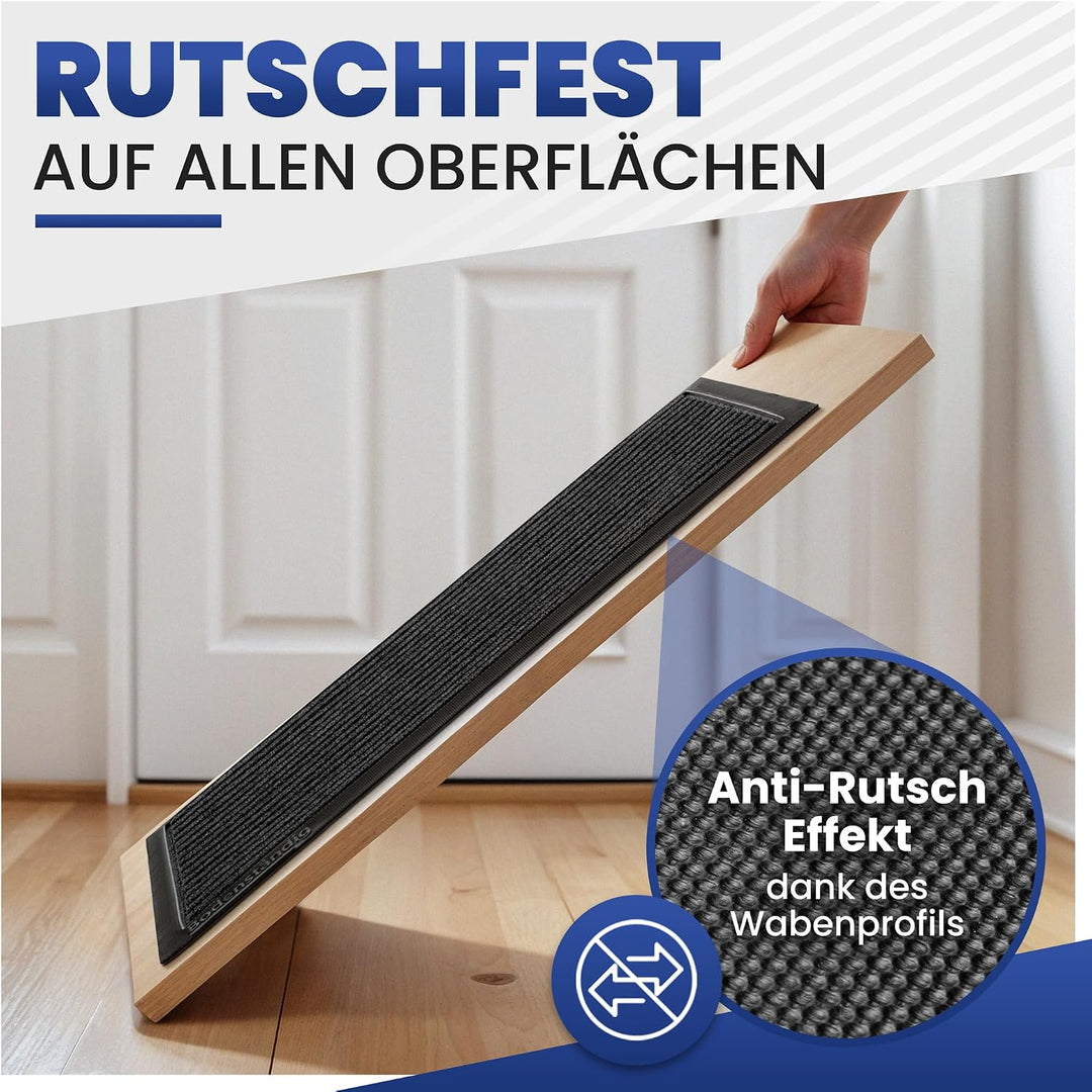 Bodenständig Fussmatte aussen - extrem rutschfest &amp; langlebig - Fussabtreter aussenbereich schwarz 4