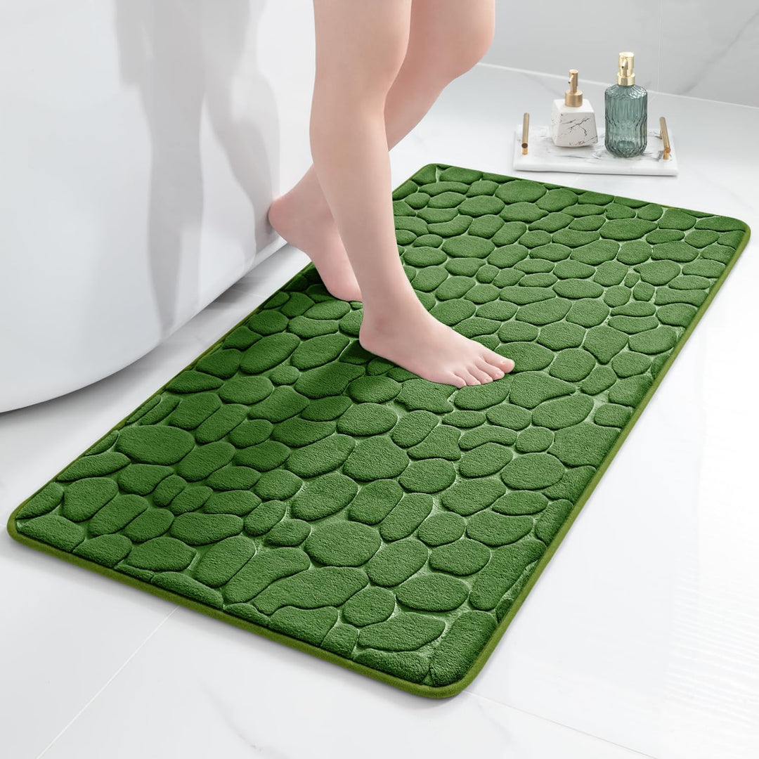 chakme Badematte Memoryschaum Badteppich Memory Foam Duschvorleger Saugfähige Badvorleger Badezimmer