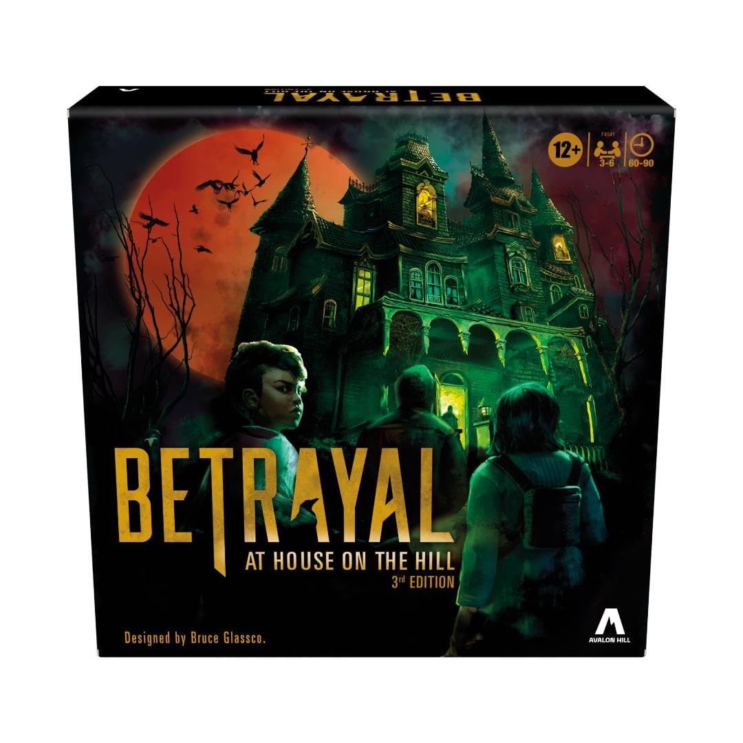 Hasbro Gaming F4541 Avalon Betrayal at House on The Hill 3rd Edition kooperatives Brettspiel ab 12 J