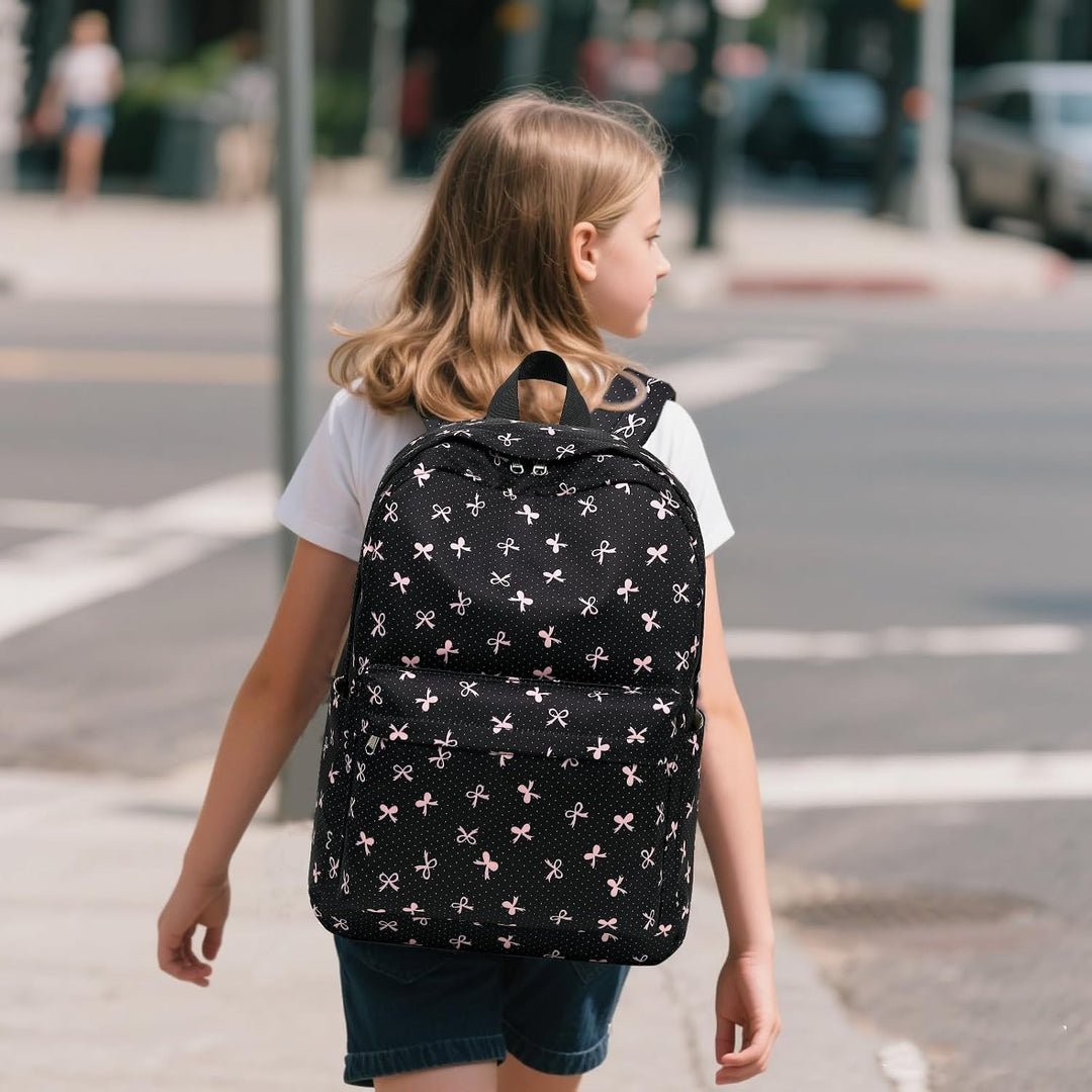 Schulrucksack Mädchen Teenager Damen Schultasche Rucksack Set Schulranzen für Mädchen Schule 3-teili