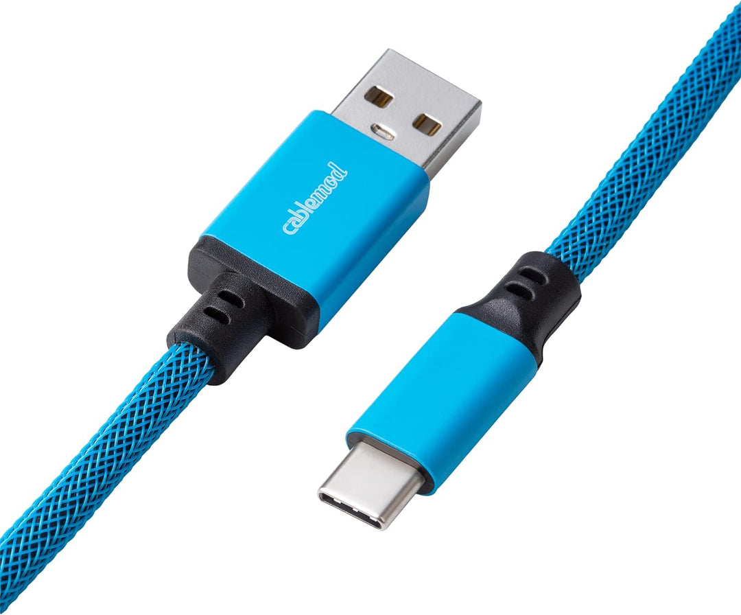 CableMod Classic Coiled Keyboard Cable - Spiralkabel für Tastatur USB C auf USB Typ A - Gaming Tasta
