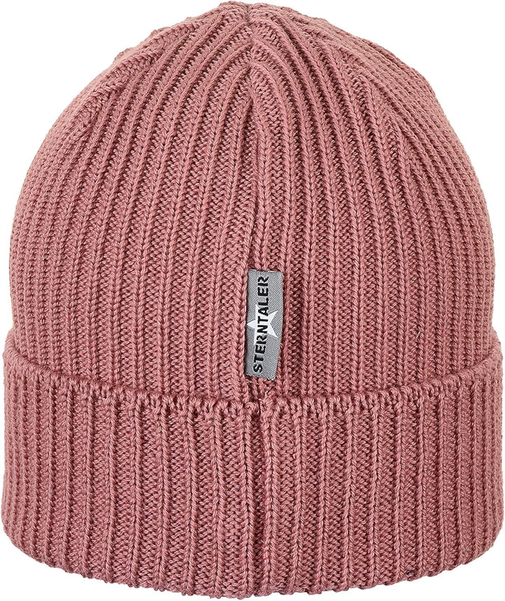 Sterntaler Mädchen Strickmütze Pur Wolle Mütze 49 Rosa, 49 Rosa