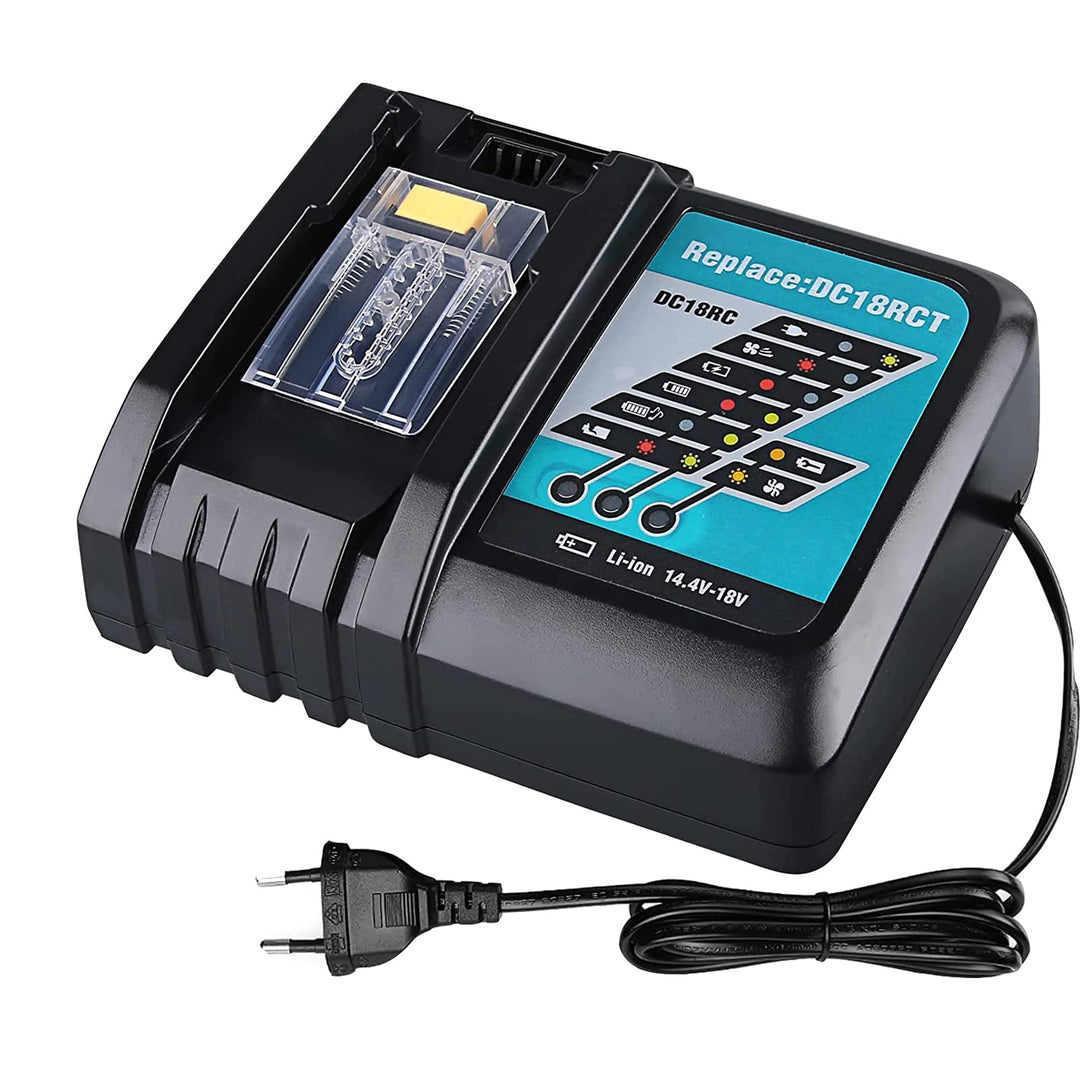 BATTOOL DC18RC 14.4V-18V Schnell-Ladegerät für DC18RA DC18RD Ersatz für Lithium-Akku BL1860B BL1850