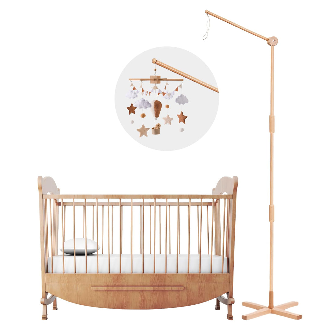 Bodenstehend Baby Mobile Halterung, Mobile Halterung Wickeltisch Holz, Mobile Wickeltisch für Aufhän