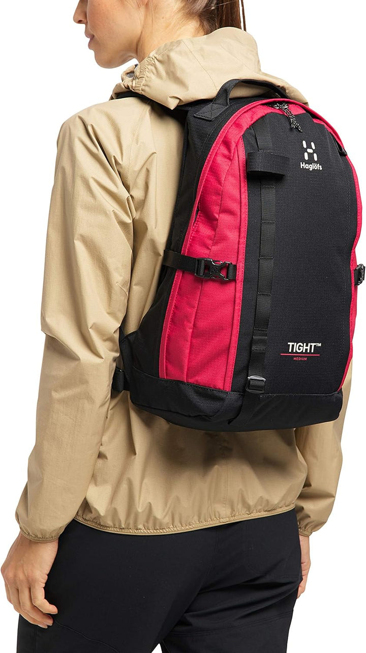 Haglöfs Tight Medium Rucksack Einheitsgrösse 4nt-true Black/Scarlet Red, Einheitsgrösse 4nt-true Bla