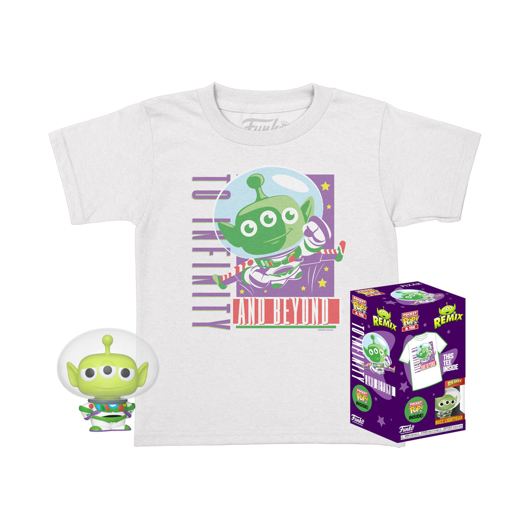 Funko Pocket Pop! & Tee: Disney - Alien Buzz Lightyear - Extra - Für Kinder - Extra Large - (XL) - D