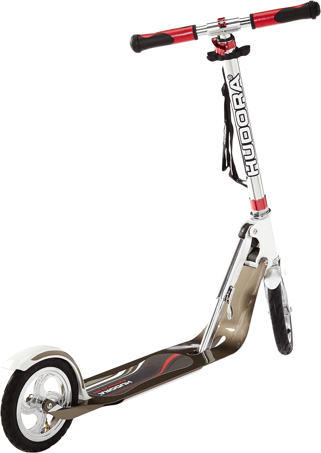 HUDORA BigWheel 205 Scooter - Tretroller für Kinder und Erwachsene - Cityroller bis zu 120 kg - Klap